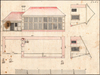 Ansicht, Querschnitte und Grundriss vom Gewächshaus (Orangerie) im Baumgarten.
