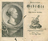 Titelkupfer und Titelseite von Anna Luise Karsch "Auserlesene Gedichte"