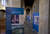 The panels of the mobile exhibition can be seen in a church in the USA. 