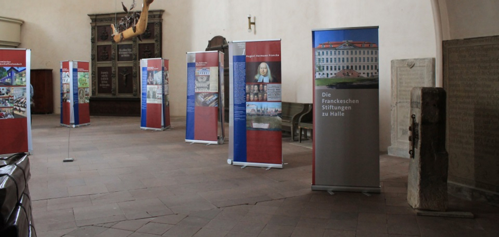 Die Wanderausstellung in der Nikolaikirche in Naumburg