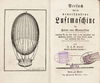 Titelkupfer und Titelseite aus J. C. G. Hayne "Versuch über die neuerfundene Luftmaschine"
