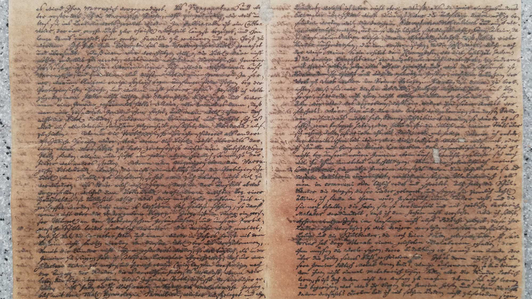 Zustand der Handschrift vor der Restaurierung