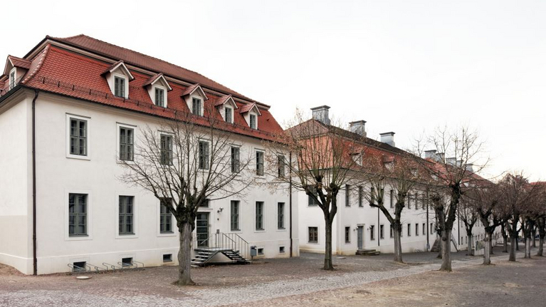 View of the economy building at the upper Lindenhof Courtyard