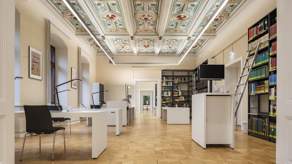 Lesesaal der Universitäts- und Landesbibliothek Sachsen-Anhalt