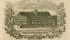 Das Königliche Pädagogium in den Franckeschen Stiftungen. Kupferstich von Gottfried August Gründler, 1758.