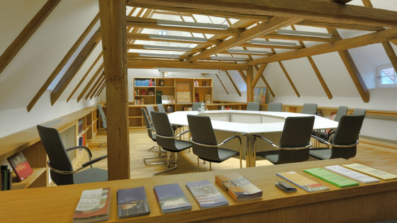 Bibelmansarde im Dachgeschoss des Francke-Wohnhauses